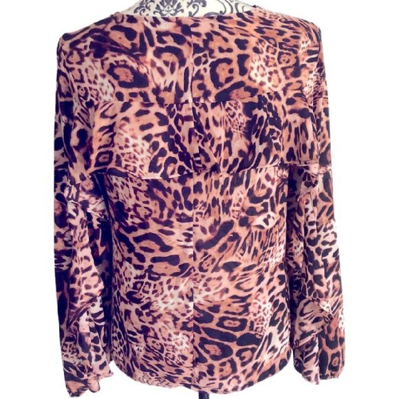 NWT Jennifer Lopez Summer Oasis Blouse - Picture 4 of 5